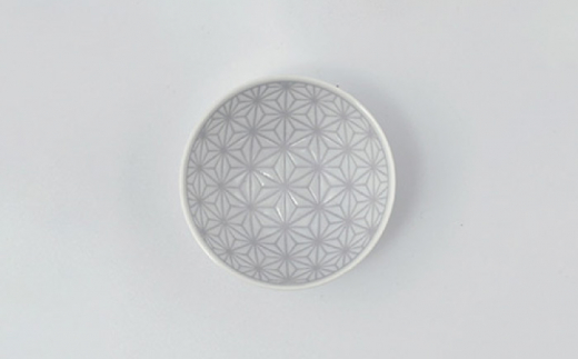 【波佐見焼】麻の葉グレー ボウル Sサイズ 5個【聖栄陶器】 [TG26]