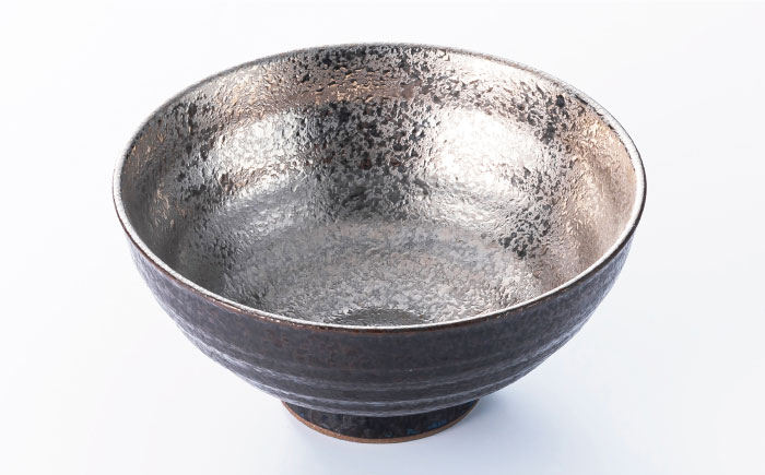 【波佐見焼】ゴールド・プラチナ 茶碗 ペアセット【不二商店】 [UC14]