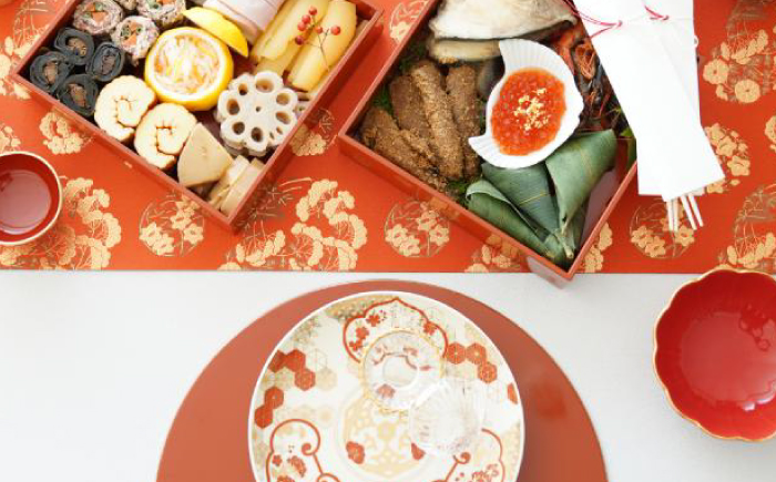 【波佐見焼】組子金襴 古伊万里 7号皿（化粧箱入り）2枚セット【FOURGRACE】 [UG06]