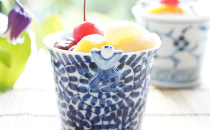 【波佐見焼】一閑人煎茶・そば猪口 蛸唐草 2点セット【FOURGRACE】 [UG12]