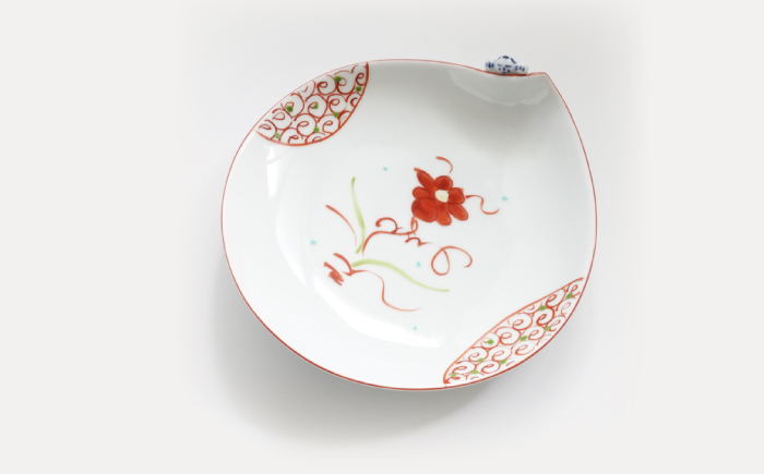 【波佐見焼】一閑人銘々皿 万歴渦・面取花唐草・藍唐草・蛸唐草 4枚セット【FOURGRACE】 [UG16]