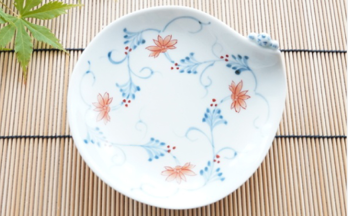 【波佐見焼】一閑人小皿 万歴渦・面取花唐草・藍唐草・蛸唐草 4枚セット【FOURGRACE】 [UG17]