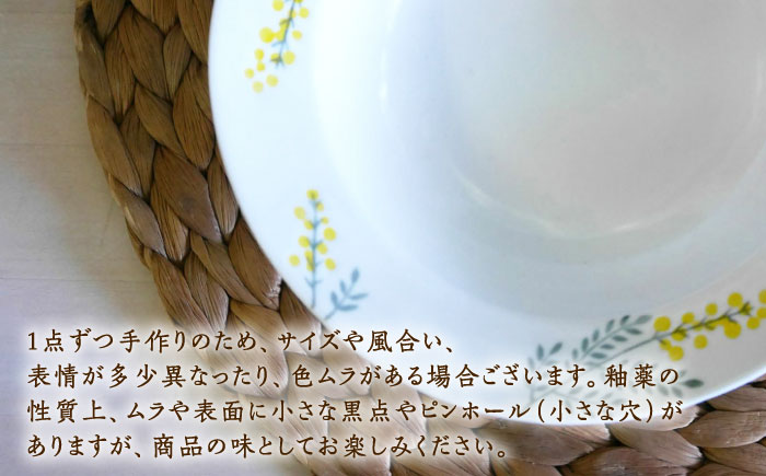 【波佐見焼】和ミモザ ボウルM 2枚セット【和山】 [WB155]