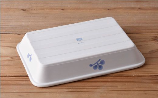 【波佐見焼】オーブンウェア 花唐草 長角トレー グラタン皿 食器 皿【光春窯】 [XD07]