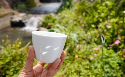 【波佐見焼】ほたるメダカ カップ M 5点セット 小鉢 スープカップ スープマグ 【光春窯】 [XD08]