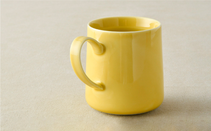 【波佐見焼】マグカップ 2個セット （イエロー）コーヒーカップ スープマグ スープカップ 【光春窯】 [XD17]