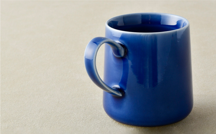 【波佐見焼】マグカップ 2個セット （ブルー） スープカップ スープマグ【光春窯】 [XD21]