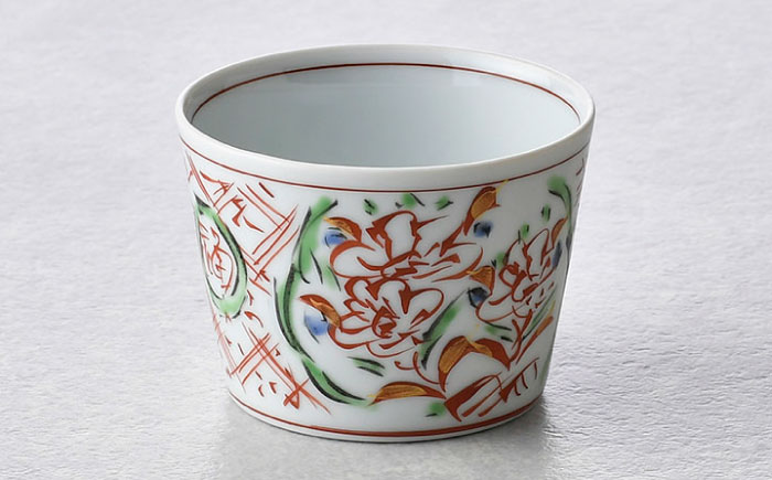 【波佐見焼】和柄 そばちょこ 5点セット 丸紋・地紋山水・錦万歴・タコ唐草・赤丸福文【一夢窯】 [XE12]