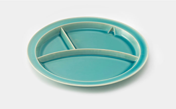 【波佐見焼】zen to ユザーン カレー皿「仕切りが取れるカレー皿」First Edition 2枚セット【中善】 プレート 食器 [YE05]