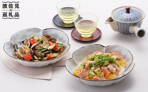 【波佐見焼】急須 深皿 含む オリジナルセットアップ商品【不二商店/協立陶器】 [NB38]