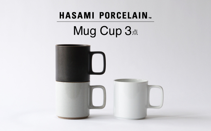 【波佐見焼 HASAMI PORCELAIN】マグカップ 3点セット【東京西海】 [DD233]