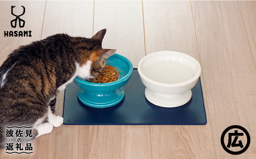 【波佐見焼 マルヒロ】HASAMI SEASON 01 ペット食器 全2点セット [EB135]