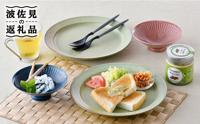 NB 100【波佐見焼】大人気の波佐見焼 プレート 茶碗 含む オリジナルセットアップ商品【福田陶器店/光和陶器】 [NB100]