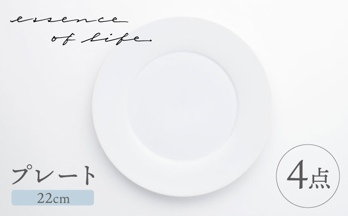 【波佐見焼】【essence】agasuke プレート 〈22cm〉　4点【西海陶器】 [OA449]
