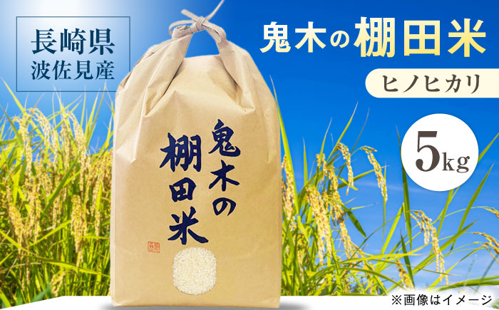【鬼木の棚田米】 ヒノヒカリ 5kg 波佐見町産 【冨永米穀店】 [ZF19]