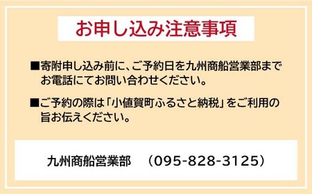 【佐世保港ー小値賀港】往復フェリー乗船券（1名様分）＜九州商船＞  22000 22000円  [DAN002]