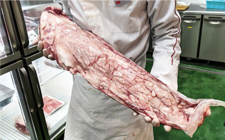 【2セット限定 12月のみ受付】1本まるごと！長崎和牛A5ヒレブロック 4.2～4.8kg 《小値賀町》 【有限会社肉の相川】  870000 870000円 87万円  [DAR014]