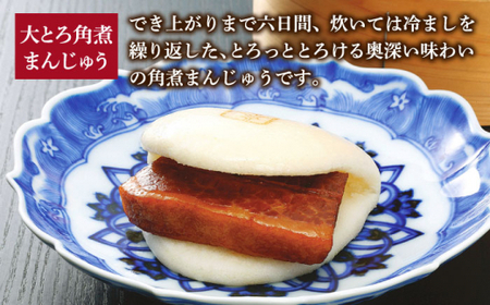 【6回定期便】角煮まんじゅう 三種 食べくらべ セット（箱）≪小値賀町≫ 【株式会社岩崎食品】    [DBG060]