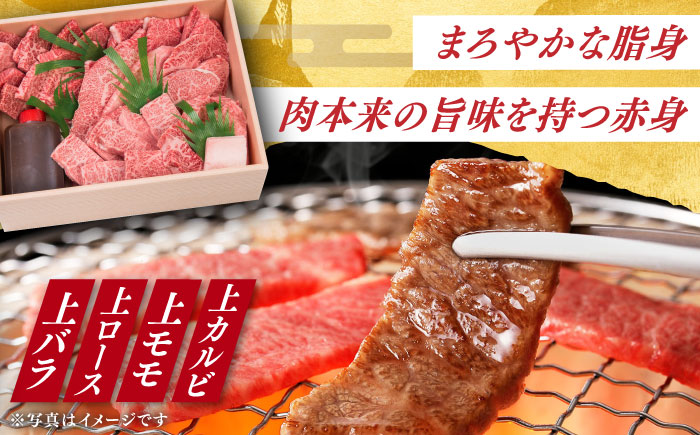 【年内配送】長崎和牛 焼肉セット 4種 （ 上バラ / 上モモ / 上ロース / 上カルビ )  計920g 小値賀町【株式会社 OGAWA】 焼肉 焼肉 焼肉 食べ比べ  [DBJ005]