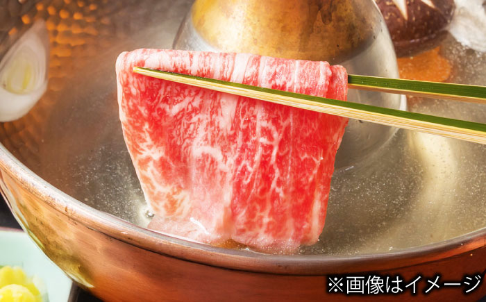 【2回定期便】長崎和牛 ローススライス しゃぶしゃぶ用 420g（210g×2） 【佐世保エスディー食品株式会社】 [DBW057]