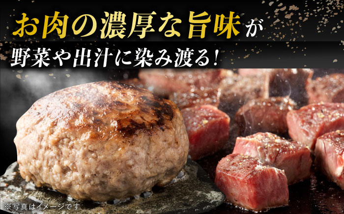 【 A5ランク 】 長崎和牛 サイコロ ステーキ 130g×2パック ハンバーグ150g×3個 《小値賀町》【有限会社肉の相川】  ハンバーグ サイコロステーキ 和牛 牛肉 黒毛和牛 贅沢 セット あいかわ  [DAR002]