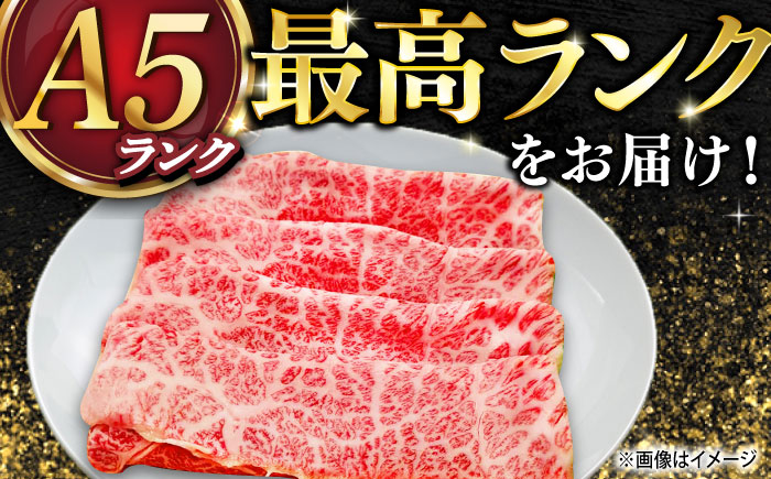 【年内配送】長崎和牛 A５ランク 特選レモンステーキ（肩ロース）約400ｇ 《小値賀町》【有限会社肉の相川】  [DAR045]