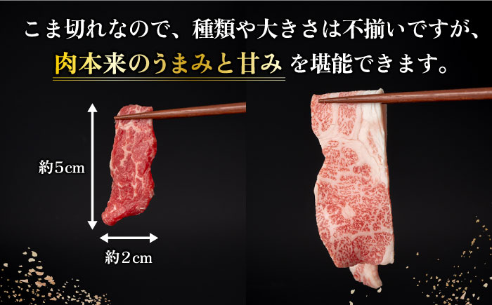 【12回定期便】【肉本来のうまみと甘みを堪能】 長崎和牛 こま切れ 極み 約400g 【深佐屋】こま切れ・小間切れ  [DBK030]