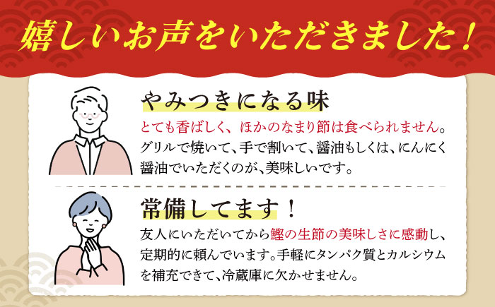 【凝縮された旨味と香り】鰹生ぶし 献上節 5本セット ＜しまうま商会＞  なまり節 なまりぶし 鰹 カツオ 生節 鰹節 かつお節 カツオ節 ダシ 出汁  [DAB079]