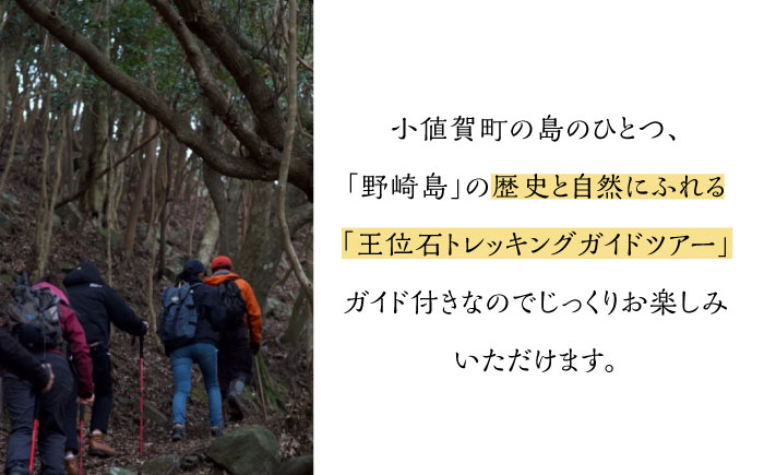 野崎島 王位石トレッキングガイドツアー 2名様 ＜小値賀町＞   [DAJ020]