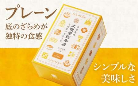 【年内配送】【小分けで食べやすい】カット包装カステラ　2箱入（プレーン・チョコレート） ≪小値賀町≫ 【株式会社文明堂総本店】 カステラ かすてら 菓子 お菓子 和菓子 常温  [DBF014]