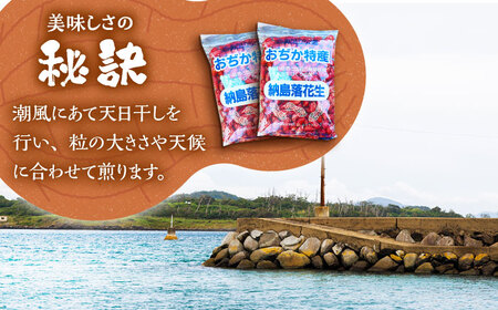 【先行予約】【数量限定】納島落花生 2袋 ＜小値賀町＞ 落花生 らっかせい ピーナッツ 2袋 長崎 五島列島 小値賀  [DBP001]