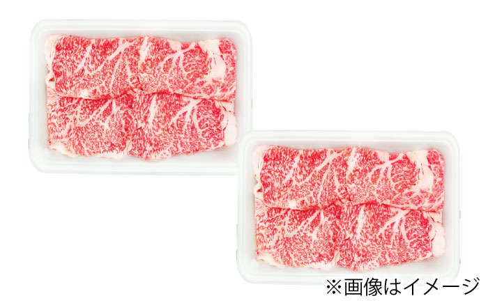 【2回定期便】長崎和牛 ローススライス しゃぶしゃぶ用 420g（210g×2） 【佐世保エスディー食品株式会社】 [DBW057]