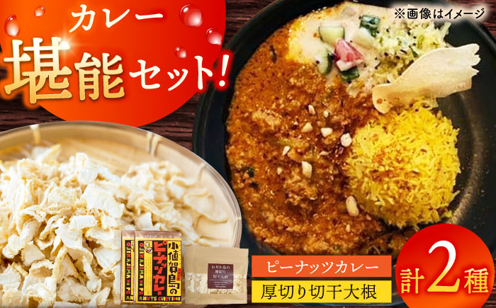 【カレー堪能セット！】小値賀島のピーナッツカレースパイスキット・切干大根30ｇ 各2セット 贈答 【小値賀町】《小値賀町担い手公社》  [DAA060]