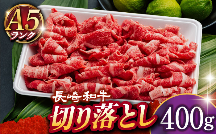 【年内配送】【A5】 長崎和牛 切り落とし 400g 【肉の相川】 切り落とし [DAR006]