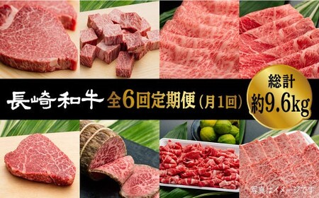 【数量限定！月1回全6回 約9.6kg】A4,A5等級 長崎和牛プレミアム6回定期便  《小値賀町》 【有限会社肉の相川】 690000 690000円 69万円  [DAR011]
