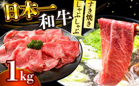 【A4～A5】長崎和牛しゃぶしゃぶすき焼き用（肩ロース肉・肩バラ・モモ肉）1kg(500g×2p)【株式会社 MEAT PLUS】  [DBS011]