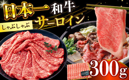 【厳選部位】【A4～A5】長崎和牛サーロインしゃぶしゃぶすき焼き用　300g【株式会社 MEAT PLUS】  [DBS016]