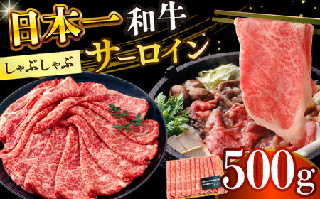 【厳選部位】【A4～A5】長崎和牛サーロインしゃぶしゃぶすき焼き用　500g【株式会社 MEAT PLUS】  [DBS017]