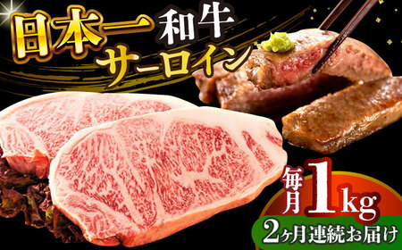 【全2回定期便】【A4～A5】長崎和牛サーロインステーキセット　1kg（250g×4枚）【株式会社 MEAT PLUS】  [DBS089]