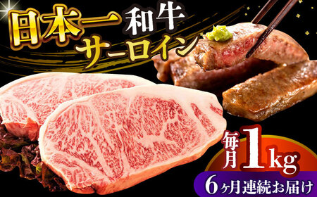 【全6回定期便】【A4～A5】長崎和牛サーロインステーキセット　1kg（250g×4枚）【株式会社 MEAT PLUS】  [DBS091]
