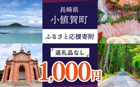 【返礼品なし】長崎県小値賀町 ふるさと応援寄附金（1,000円分）   [DYZ001]