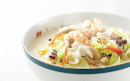 【全6回定期便】具材付き！長崎ちゃんぽん　4人前＜みろく屋＞ [QBP022] [QBP022]