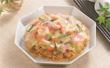 長崎皿うどん 4人前＜みろく屋＞ [QBP037] [QBP037]