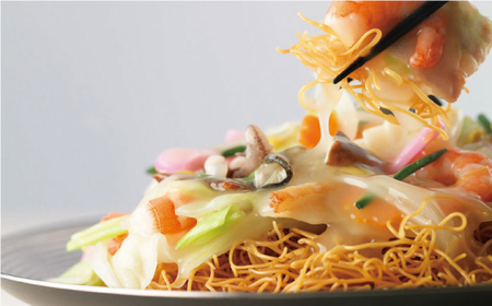 【具材付き】長崎皿うどん　6人前　贈答用＜みろく屋＞ [QBP054] [QBP054]