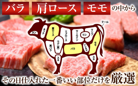 【A4～A5】長崎和牛焼肉用　1kg（500g×2p）【株式会社 MEAT PLUS】 [QBS002] [QBS002]