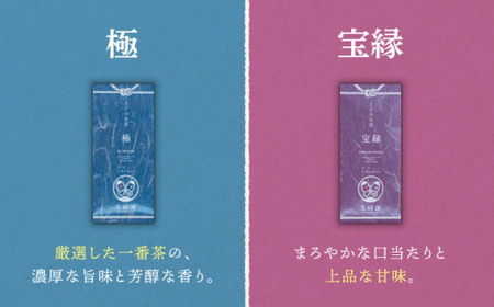 【全3回定期便】「飲み比べ」さざの 有機栽培茶 詰め合わせ （100g×5本/回）【宝緑園】 [QAH016] [QAH016]
