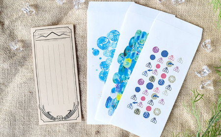 【デザインでふるさと応援♪】佐々の初夏の風 紙雑貨5点セット【佐々町柄雑貨 サザノコ】 [QBE010] [QBE010]