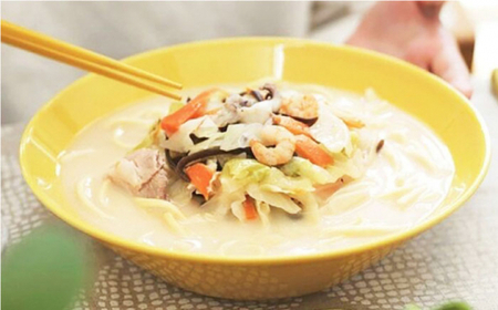 【全6回定期便】レンジでちゃんぽん・皿うどん揚麺　各2人前＜みろく屋＞ [QBP016] [QBP016]