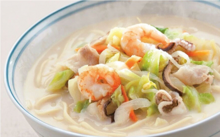 【全6回定期便】具材付き！長崎ちゃんぽん・皿うどん揚麺　各2人前 ＜みろく屋＞ [QBP031] [QBP031]