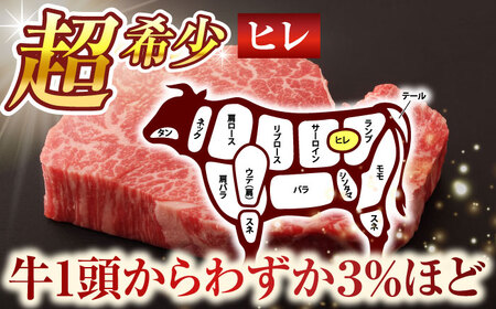 【全3回定期便】【A4～A5】長崎和牛ヒレステーキ　450g（150g×3枚）【株式会社 MEAT PLUS】 [QBS126] [QBS126]